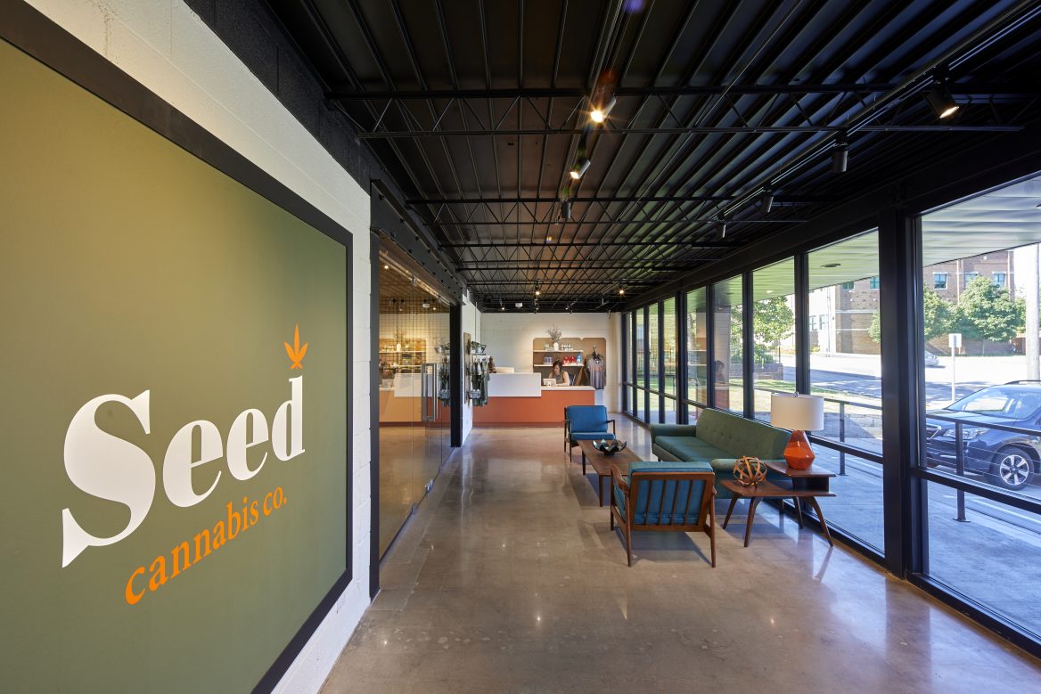 Seed Cannabis Dispensary Waiting room